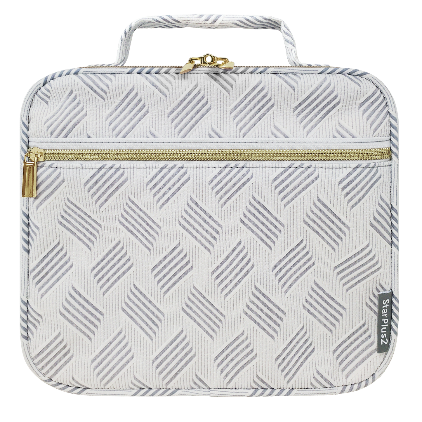 Medium Pill Bottle Organizer Bag - Jacquard Fabric