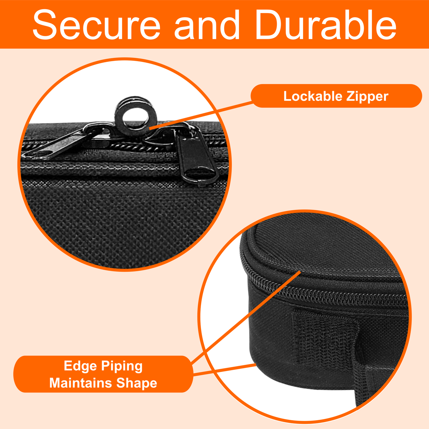 Medium Pill Bottle Organizer Bag