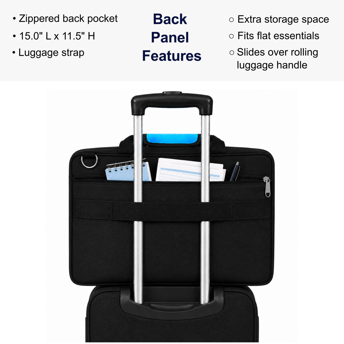 Large Professional Nurse Shoulder Bag, 4 Compartments, Comfort Features