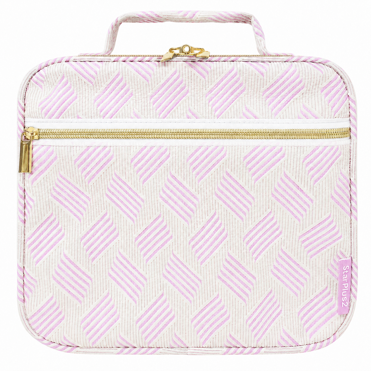 Medium Pill Bottle Organizer Bag - Jacquard Fabric
