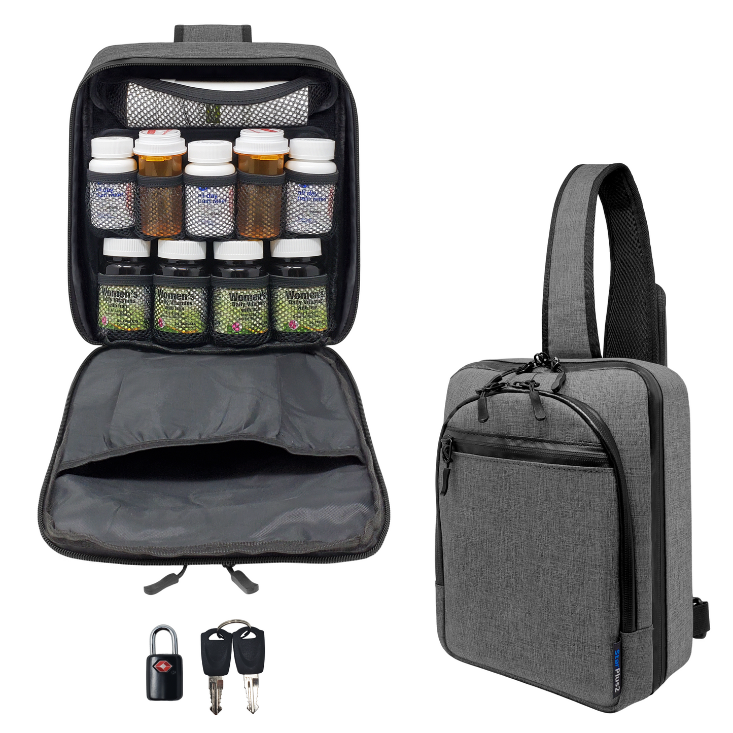 Cross-body Pill Bottle Bag