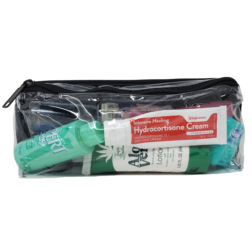 [Large] Clear Pouch Panel with Zipper - for use with Large and Extra-Large modular bags