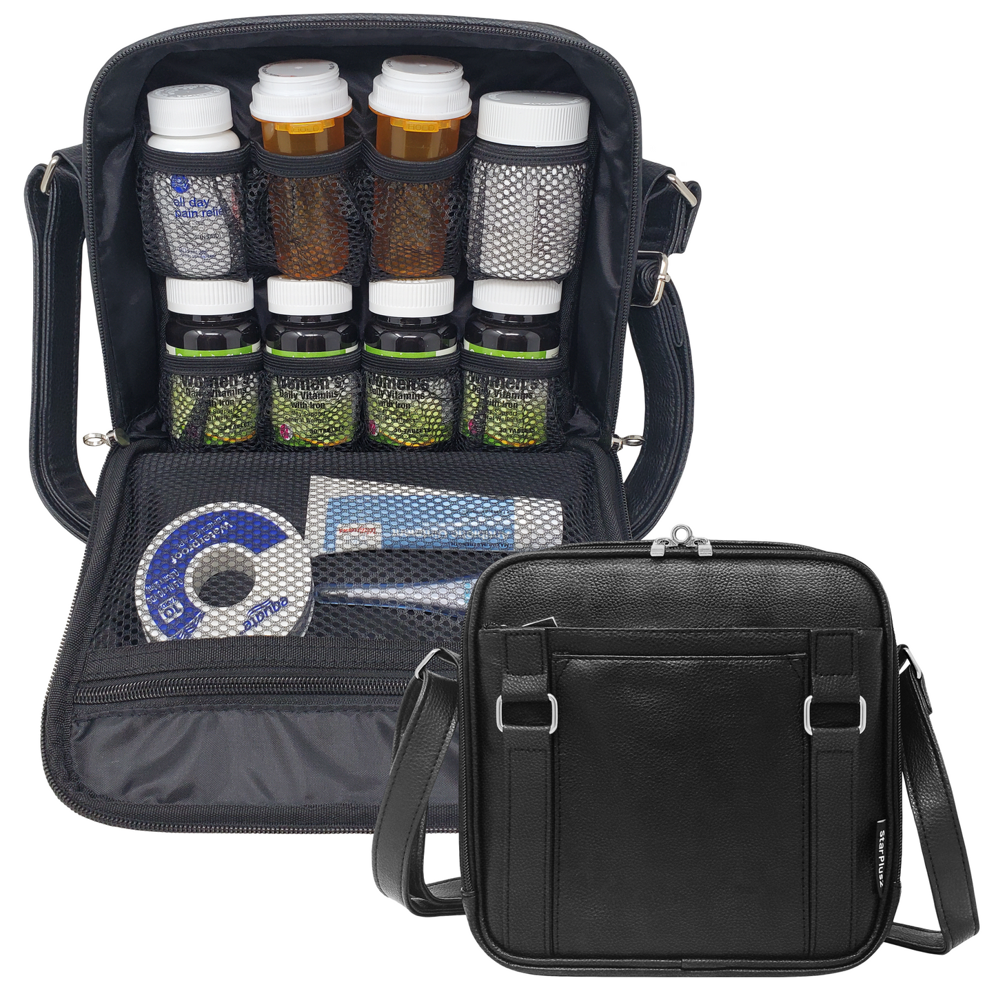 Medium 2-in-1 Pill Bottle Organizer/Purse