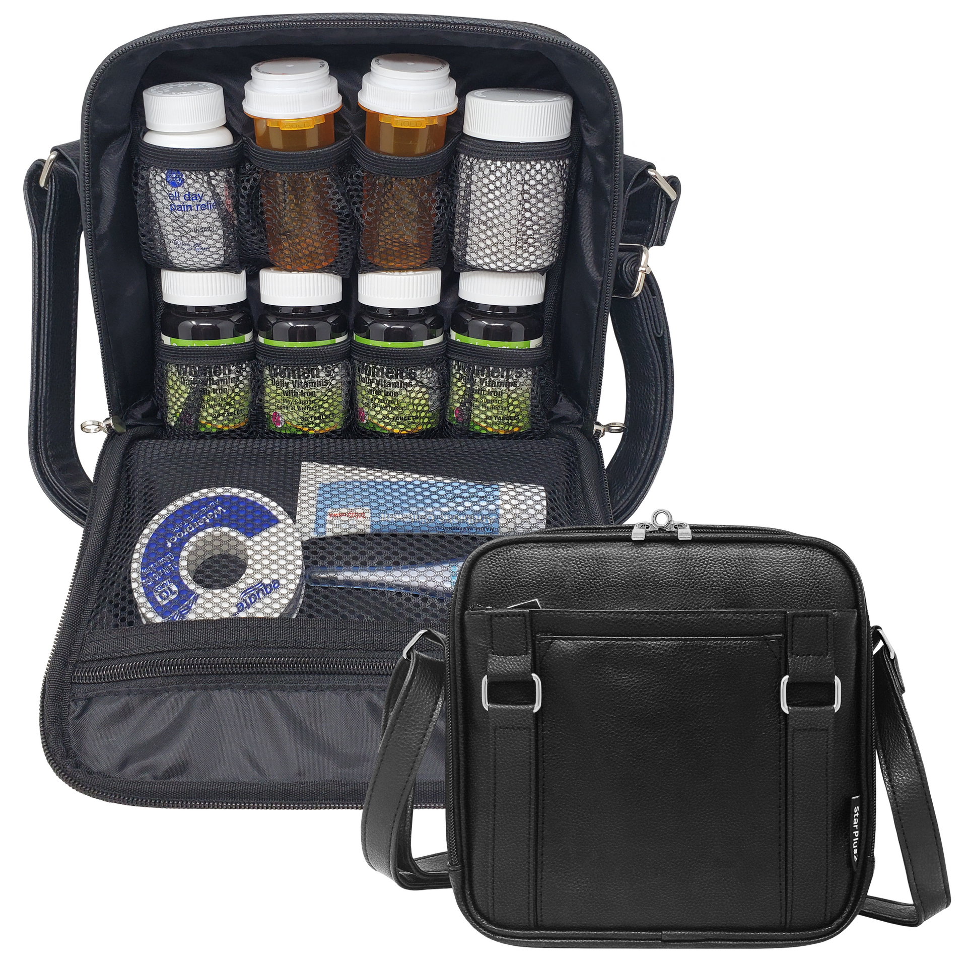 Medium 2-in-1 Pill Bottle Organizer/Purse – StarPlus2