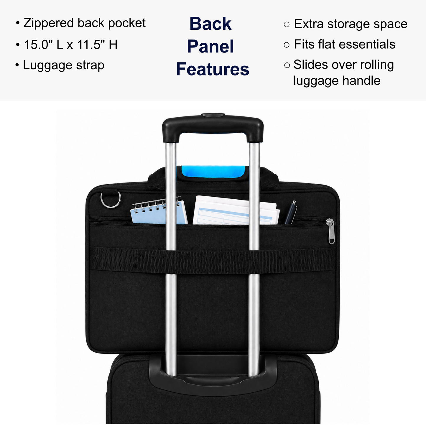 Large Professional Nurse Shoulder Bag, 4 Compartments, Comfort Features