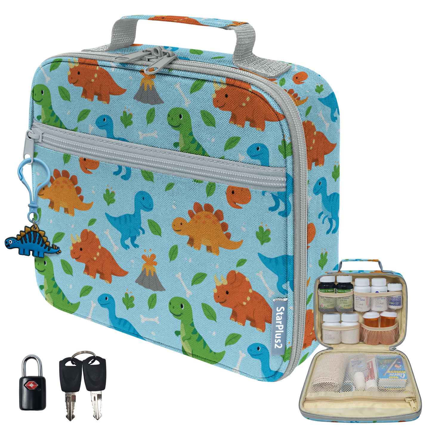 Medium Pill Bottle Organizer Bag for Children