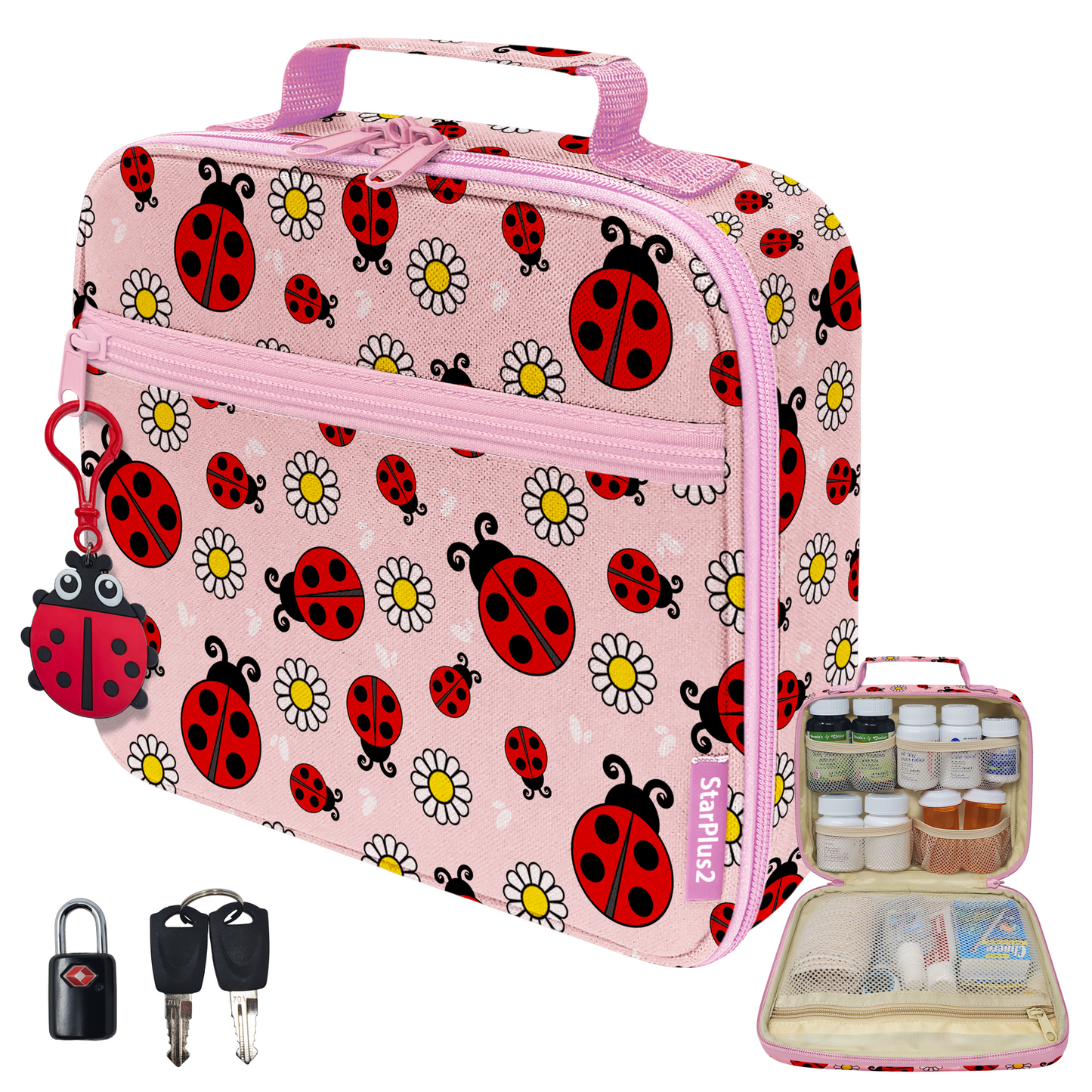 Medium Pill Bottle Organizer Bag for Children