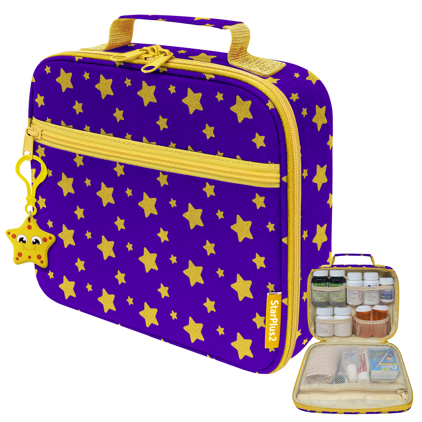 Medium Pill Bottle Organizer Bag for Children