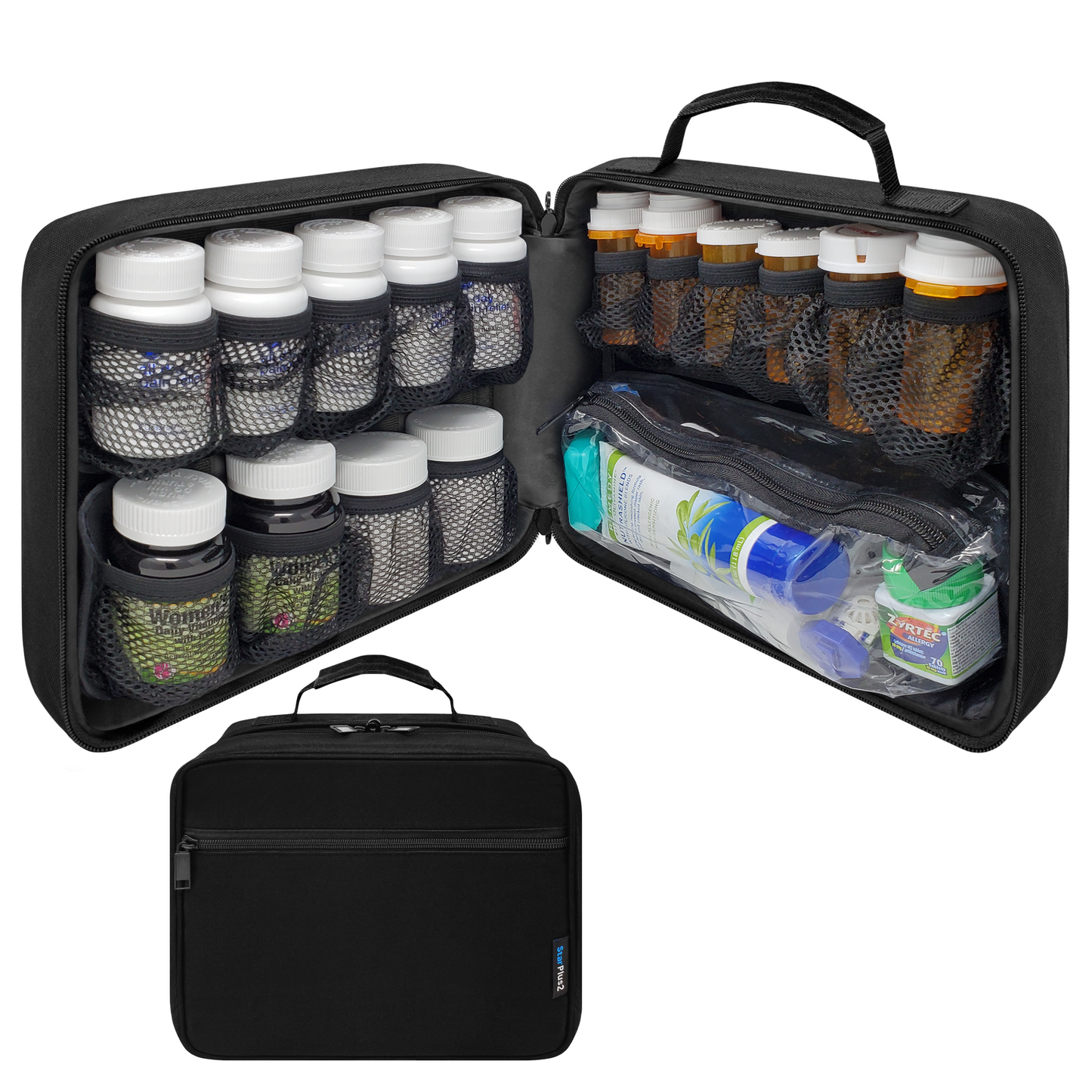 Large Modular Pill Bottle Bag