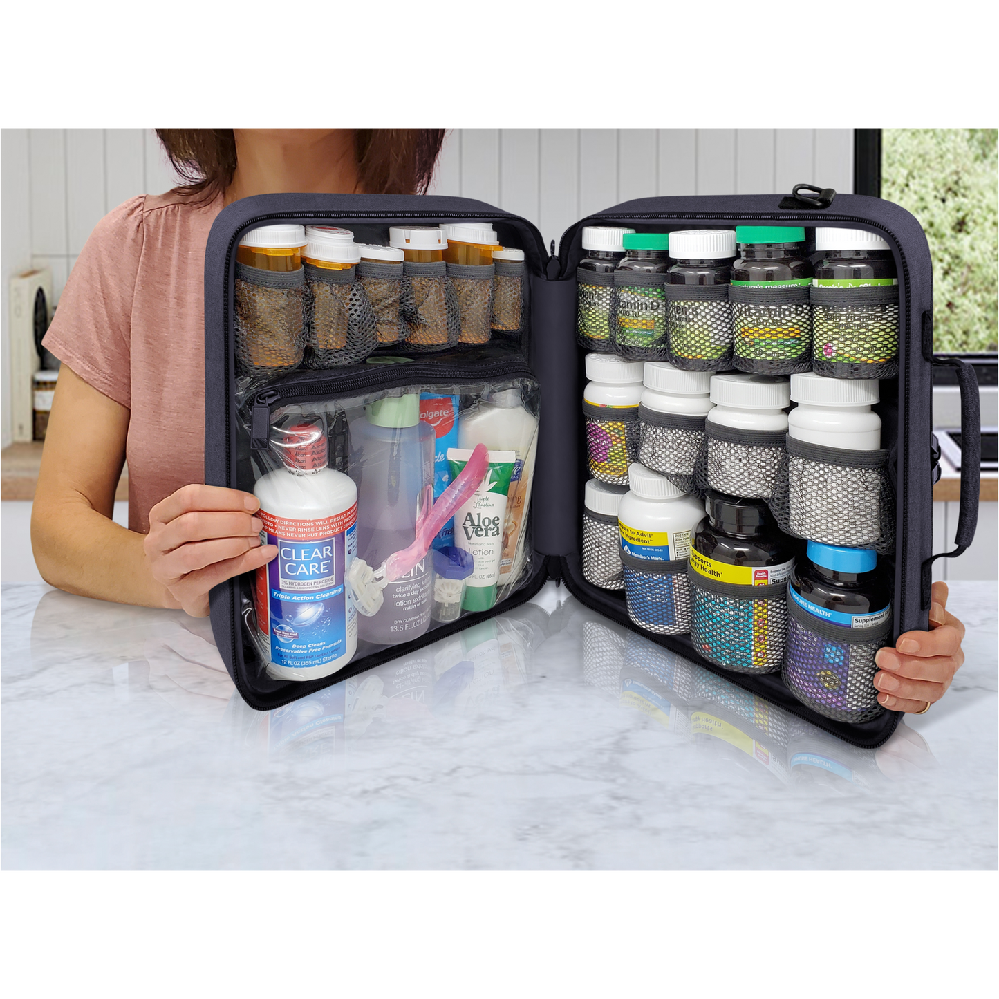 Extra-Large Modular Pill Bottle Bag